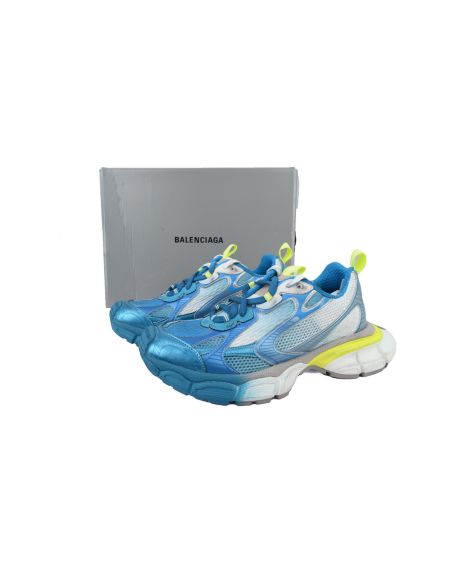 Balenciaga 3XL Sneaker White Blue Yellow 734734 W3XTS 9479