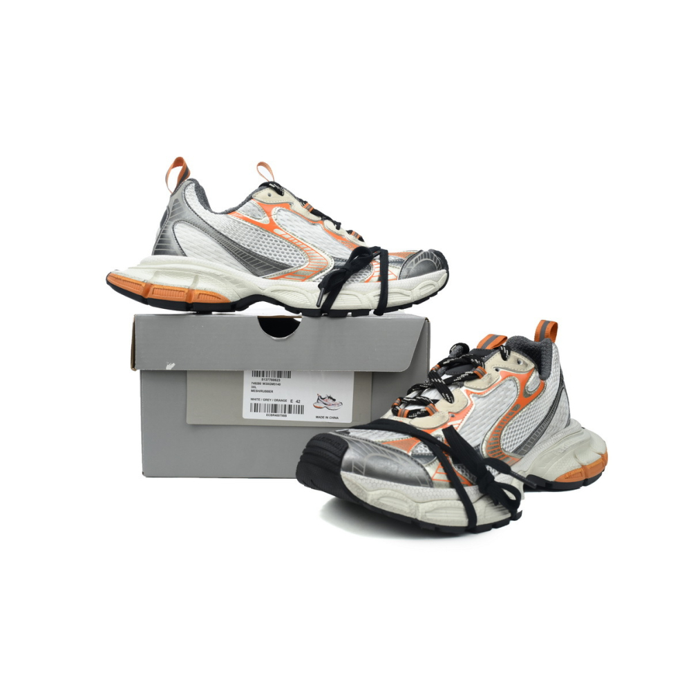 Balenciaga 3XL Sneaker White Grey Orange 749280W3XGM5140