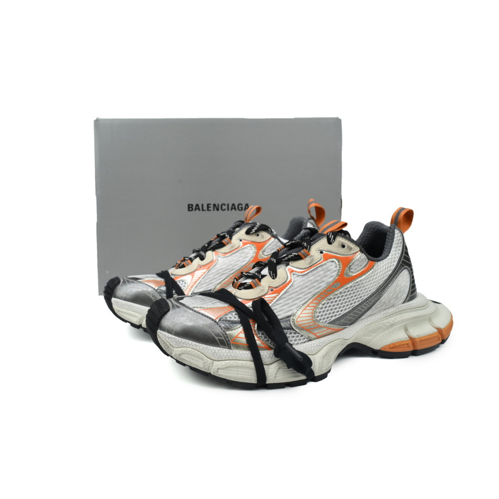 Balenciaga 3XL Sneaker White Grey Orange 749280W3XGM5140