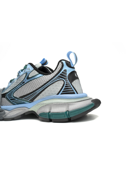 Balenciaga 3XL Sneaker Black Green Blue 734731 W3XLR 0629