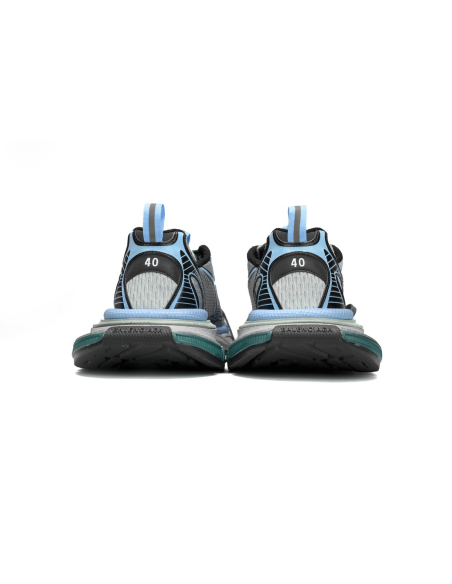 Balenciaga 3XL Sneaker Black Green Blue 734731 W3XLR 0629