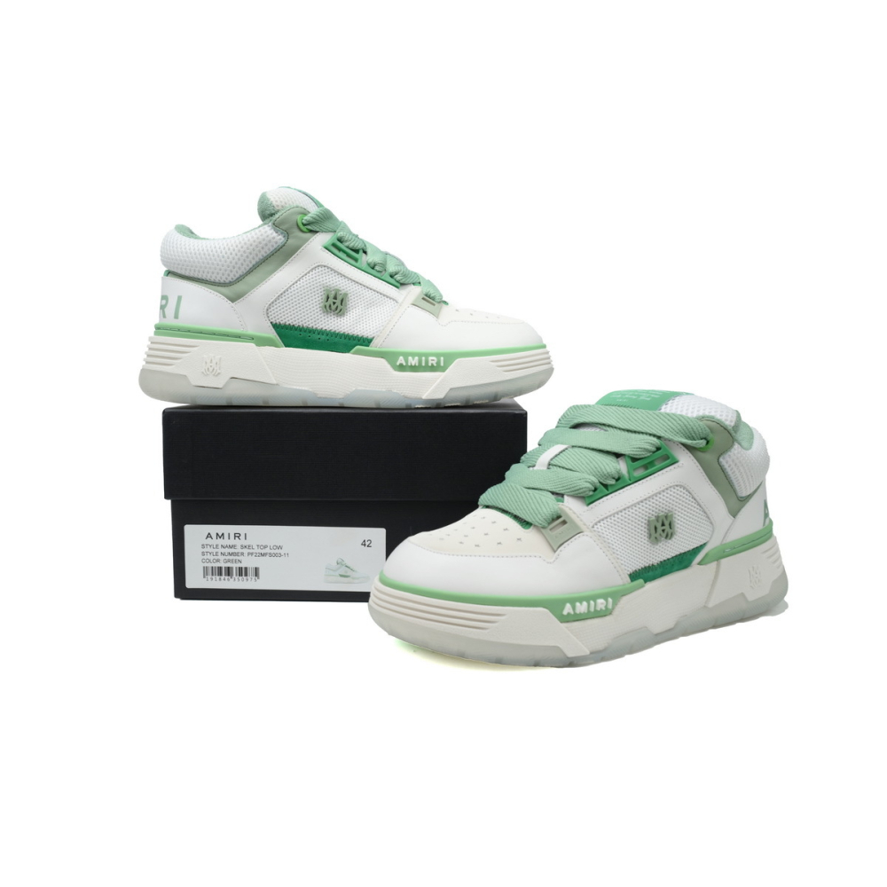 Amiri MA-1 White Green AMFOSR1001-142