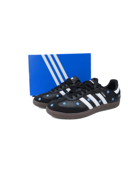 Adidas Samba Light Blue Floral Core Black (Womens) IF4397