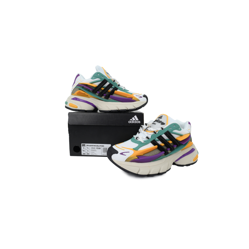 Pharrell x VIRGINIA x Adidas Adistar Jellyfish White Yellow Purple JP9270