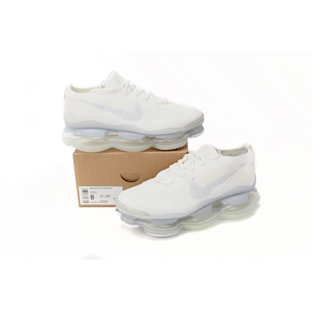 Nike Air Max Scorpion FK White Football Grey DJ4702-100