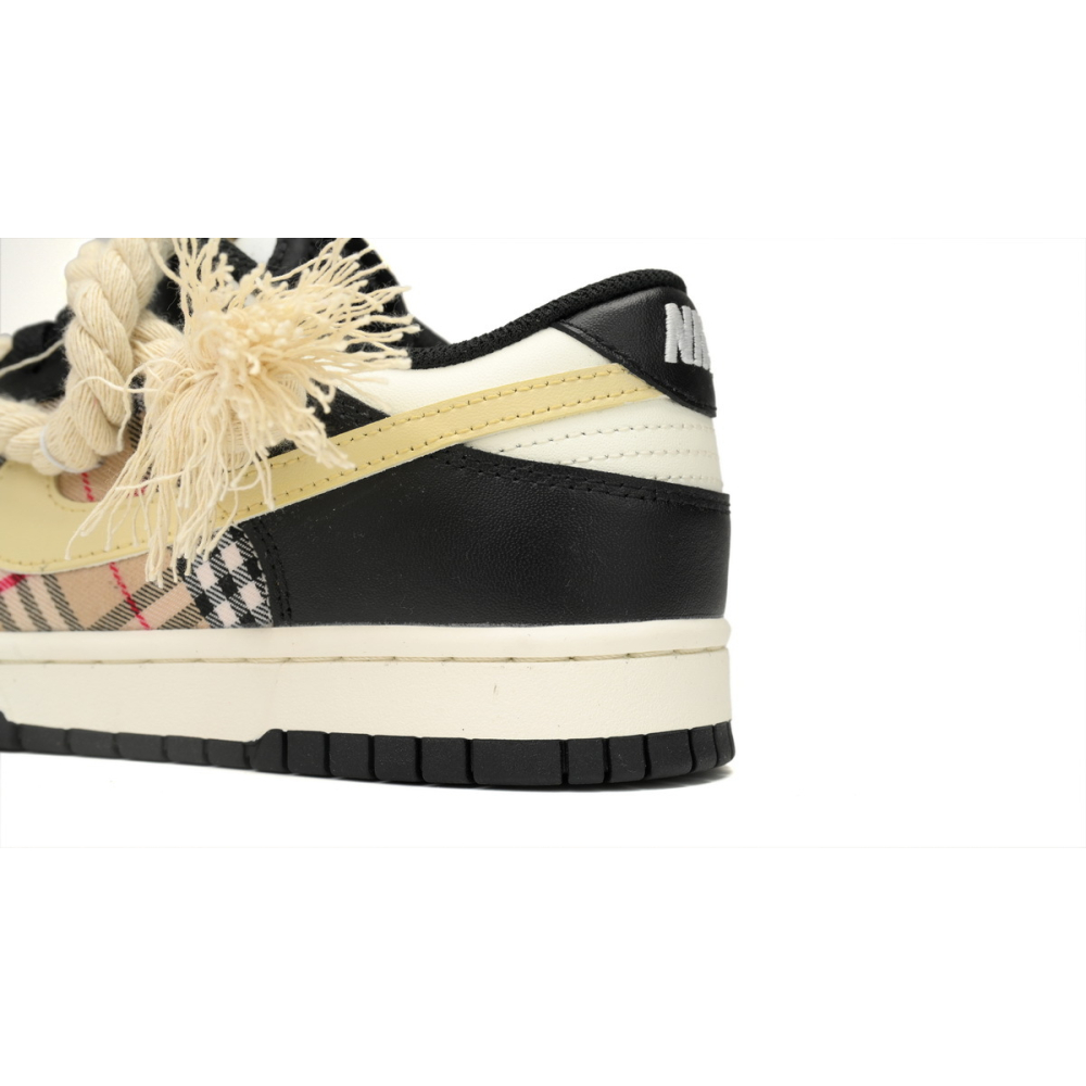 Nike SB Dunk Low Black White Scottish Panda CW1590-100 (Limited customized)