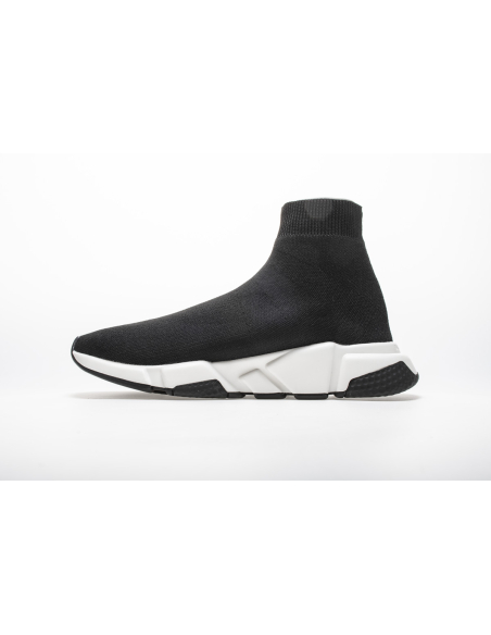 Balenciaga Speed Sock Slip-On Black (Red Logo) 530353 W05GB 1000