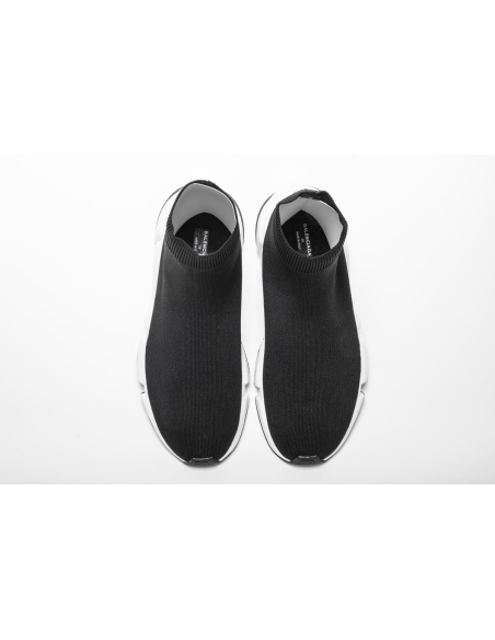 Balenciaga Speed Sock Slip-On Black (Red Logo) 530353 W05GB 1000