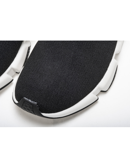 Balenciaga Speed Sock Slip-On Black (Red Logo) 530353 W05GB 1000