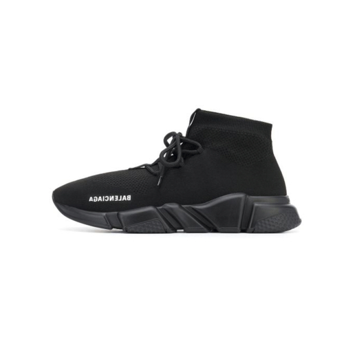 Balenciaga Speed Trainer Lace Up Black 560236W1HP01000