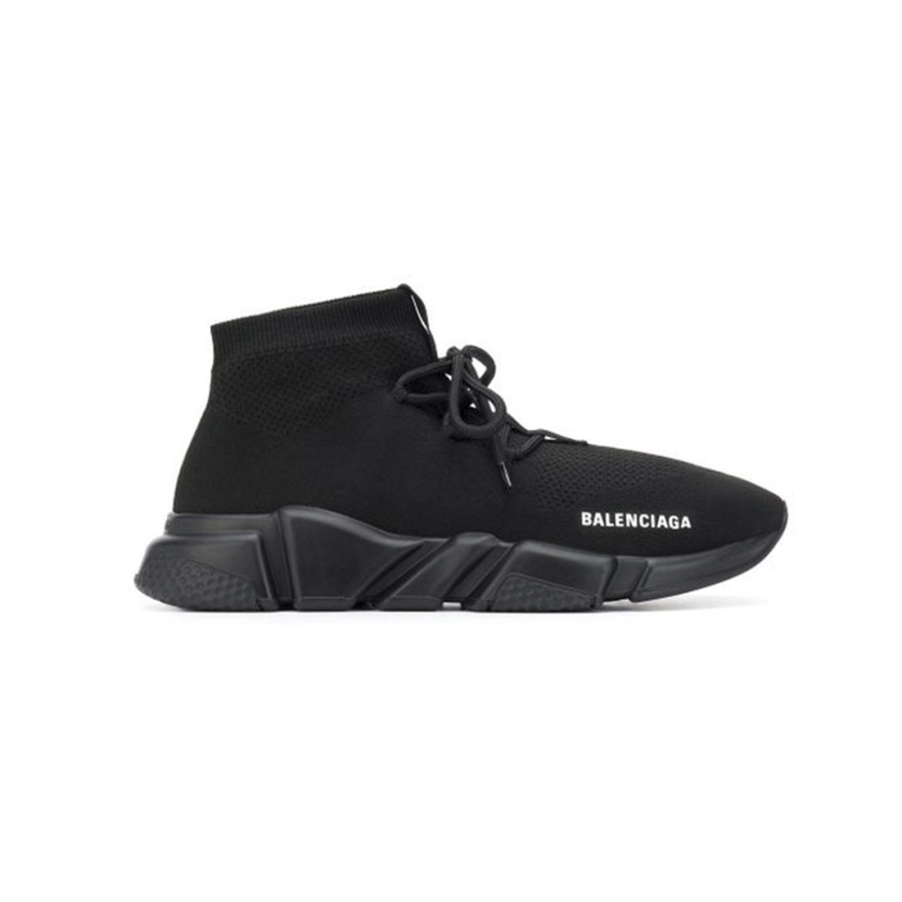 Balenciaga Speed Trainer Lace Up Black 560236W1HP01000