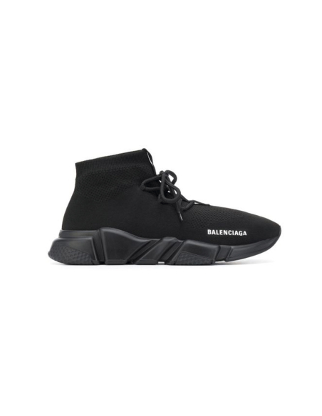 Balenciaga Speed Trainer Lace Up Black 560236W1HP01000