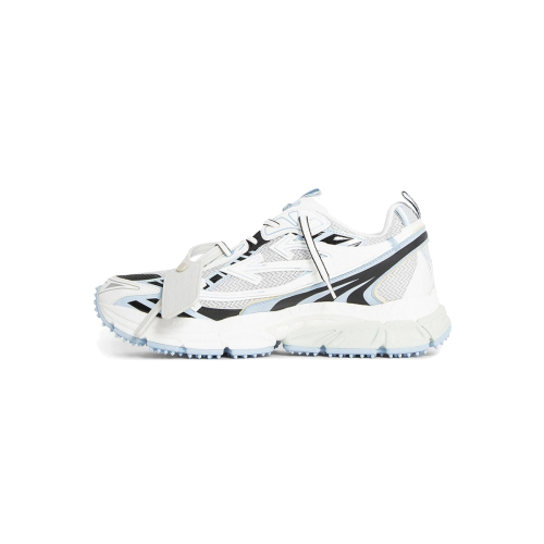 Off-White Be Right Back Mesh Trainers White Blue OMA295C99FAB0010140