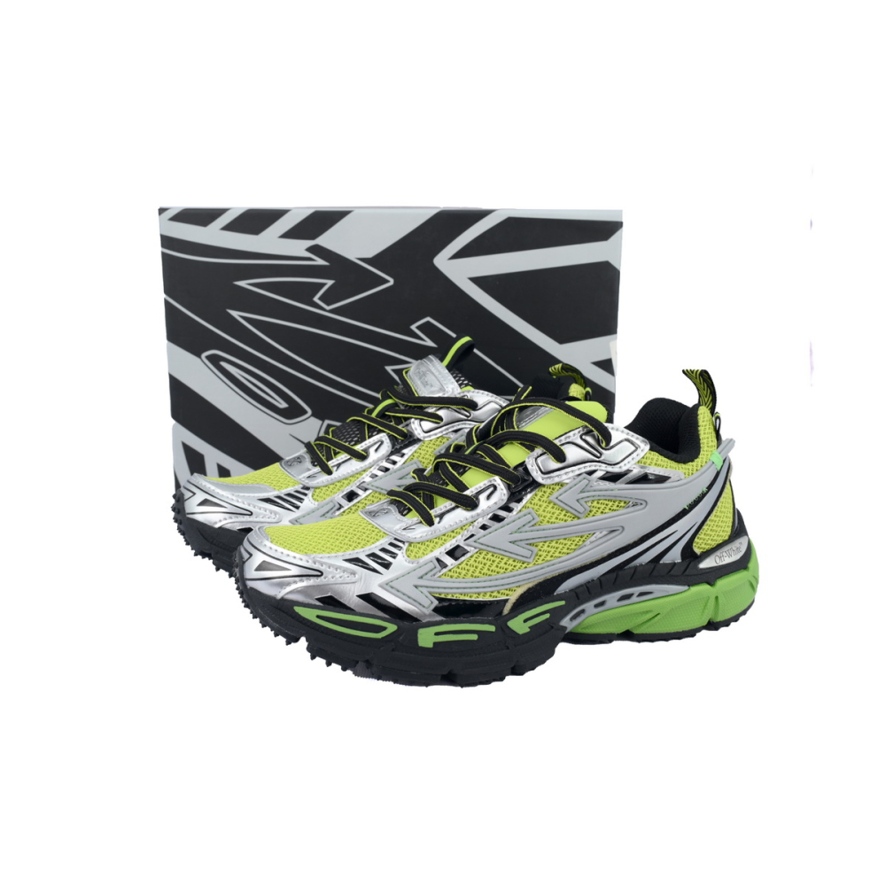 Off-White Be Right Back Yellow Green OMIA295S25FAB0017270