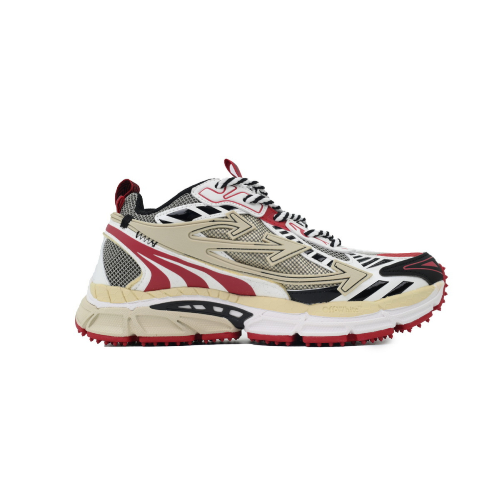 Off-White Be Right Back Khaki Red OMIA295C99 FAB000 0032