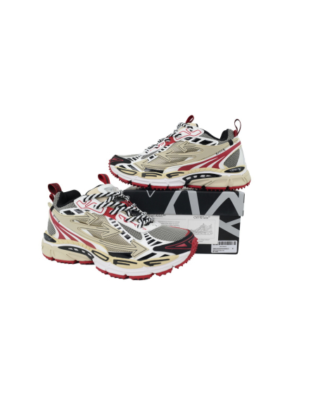 Off-White Be Right Back Khaki Red OMIA295C99 FAB000 0032