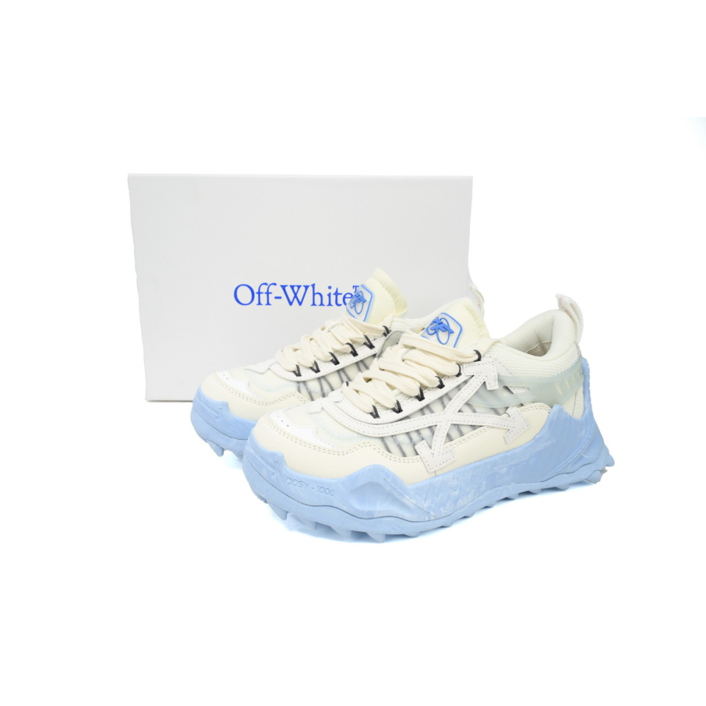 Off-White Odsy-1000 Blue and White OMIA139F22FAB0010161