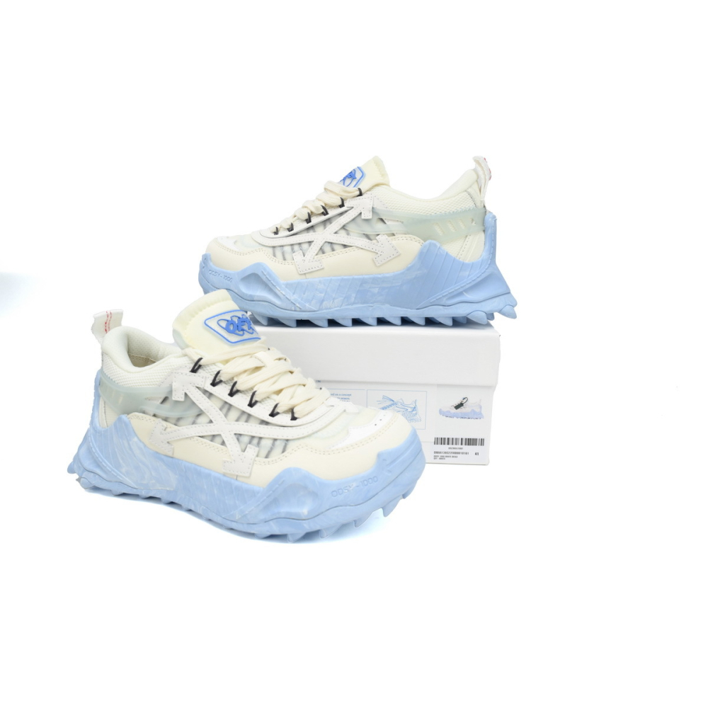 Off-White Odsy-1000 Blue and White OMIA139F22FAB0010161