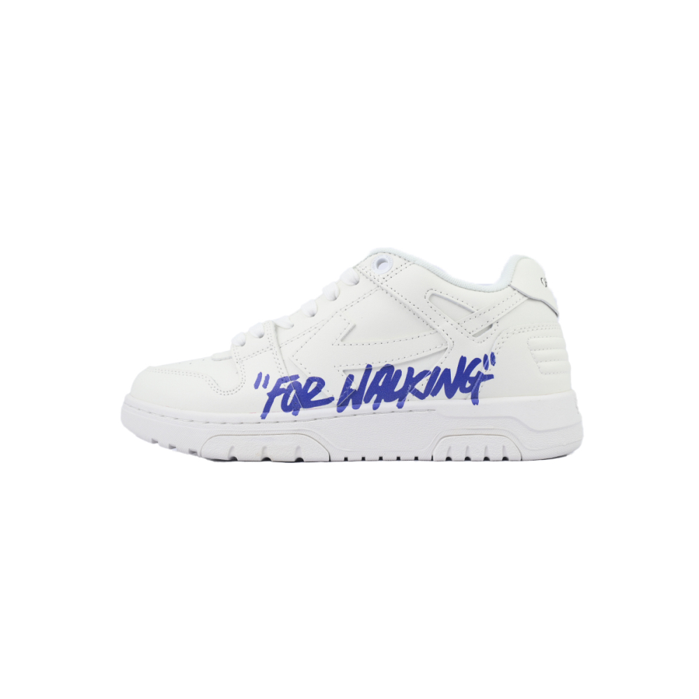 Off-white Out Of Office OOO Low Tops For Walking White And Blue Letters OMIA189F 24LEA006 0145