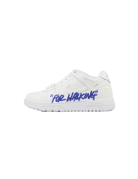 Off-white Out Of Office OOO Low Tops For Walking White And Blue Letters OMIA189F 24LEA006 0145
