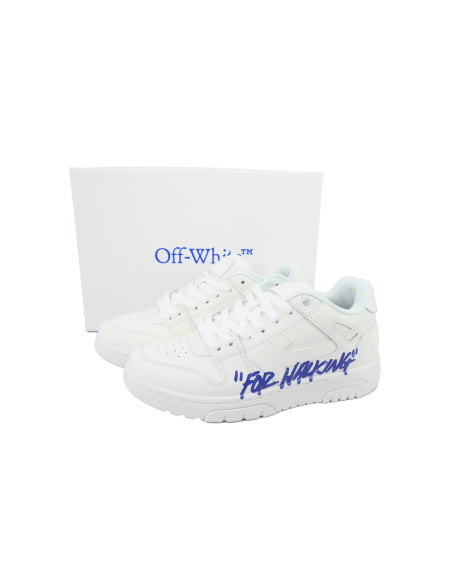 Off-white Out Of Office OOO Low Tops For Walking White And Blue Letters OMIA189F 24LEA006 0145