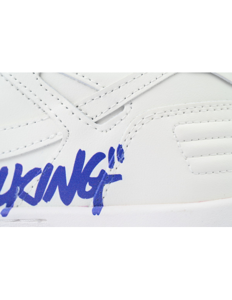 Off-white Out Of Office OOO Low Tops For Walking White And Blue Letters OMIA189F 24LEA006 0145