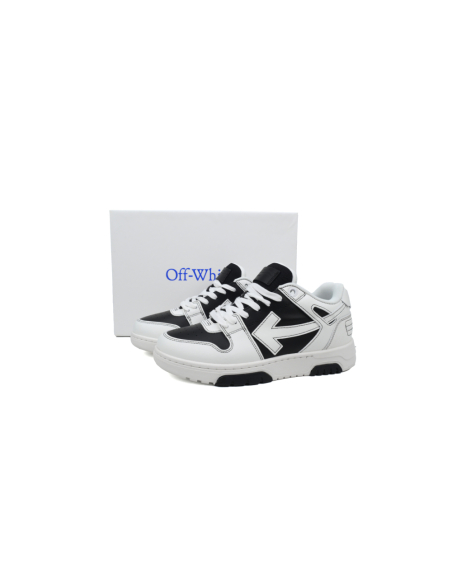 Off-White Out Of Office OOO Low Tops Black White OMIA189S24LEA0041001