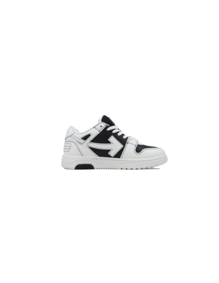 Off-White Out Of Office OOO Low Tops Black White OMIA189S24LEA0041001