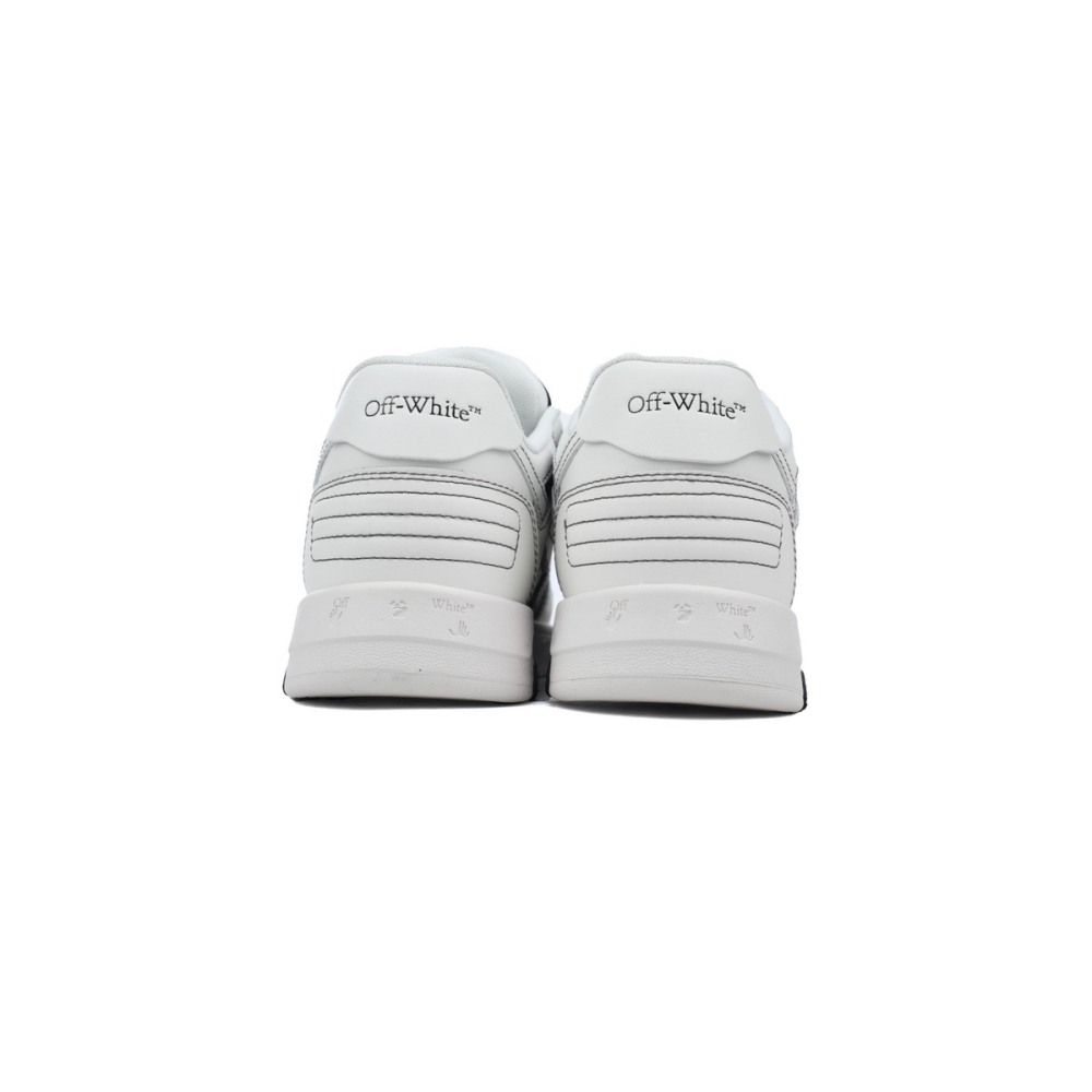 Off-White Out Of Office OOO Low Tops Black White OMIA189S24LEA0041001
