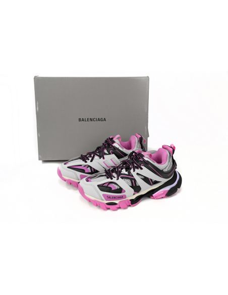 Balenciaga Track Grey Pink Black LED 555032W3AD31252