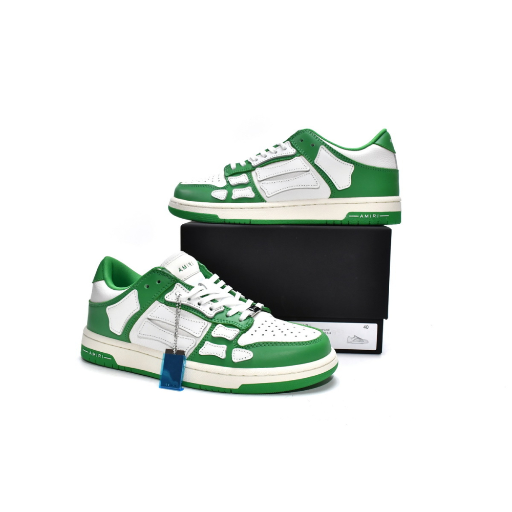 Amiri Skel Top low Top Sneakers White Green