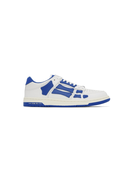 Amiri Skel Top Low White Blue PS22MFS003-123
