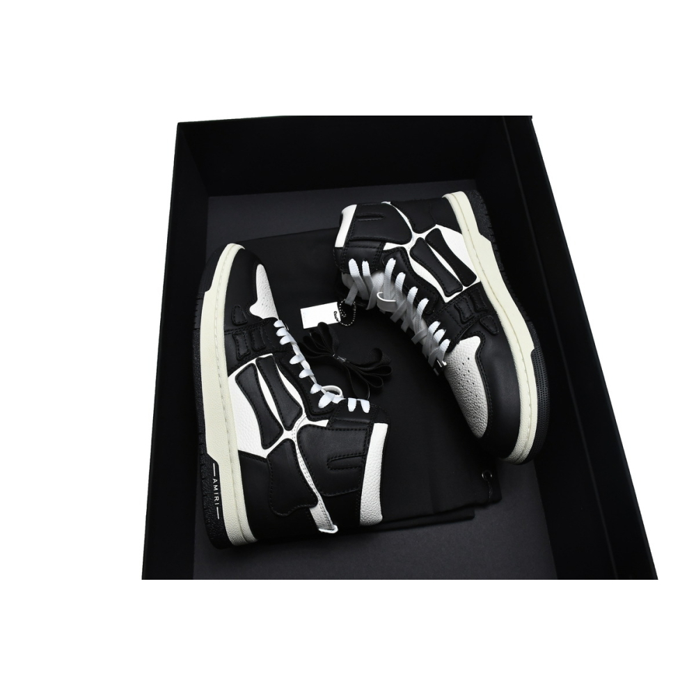 Amiri Skel Top Hi Black White 211886M236003