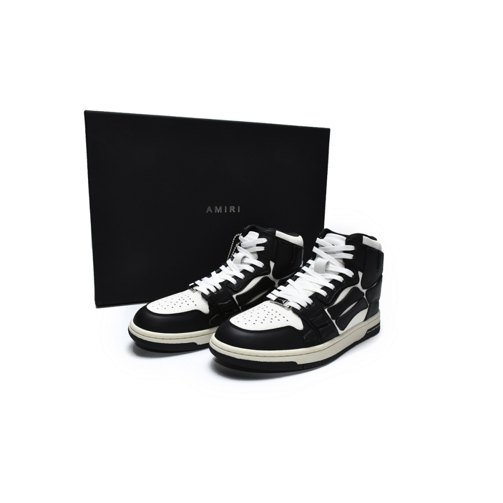 Amiri Skel Top Hi Black White 211886M236003