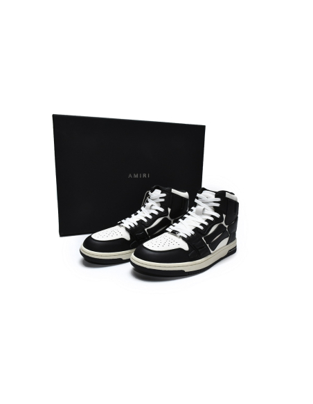 Amiri Skel Top Hi Black White 211886M236003