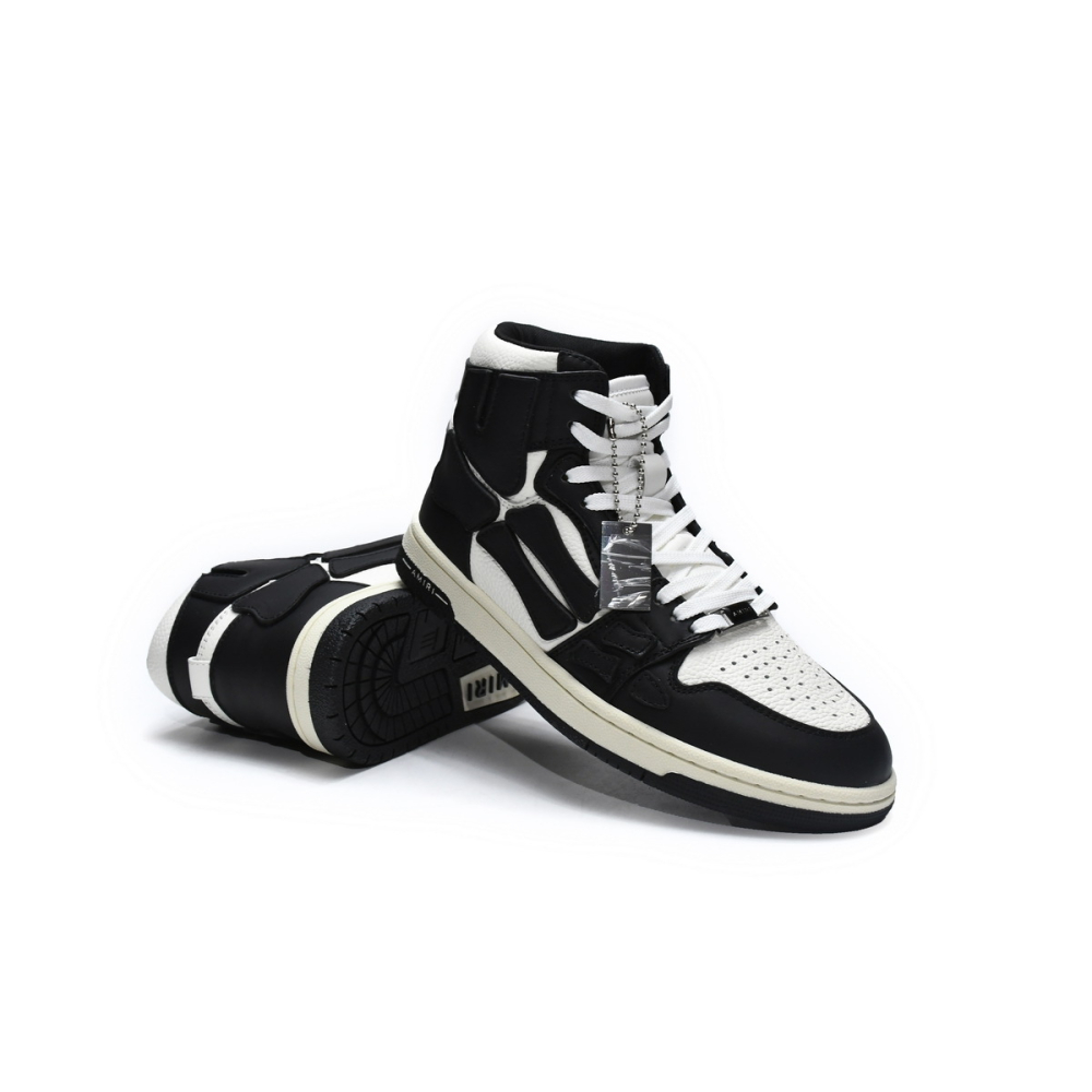 Amiri Skel Top Hi Black White 211886M236003