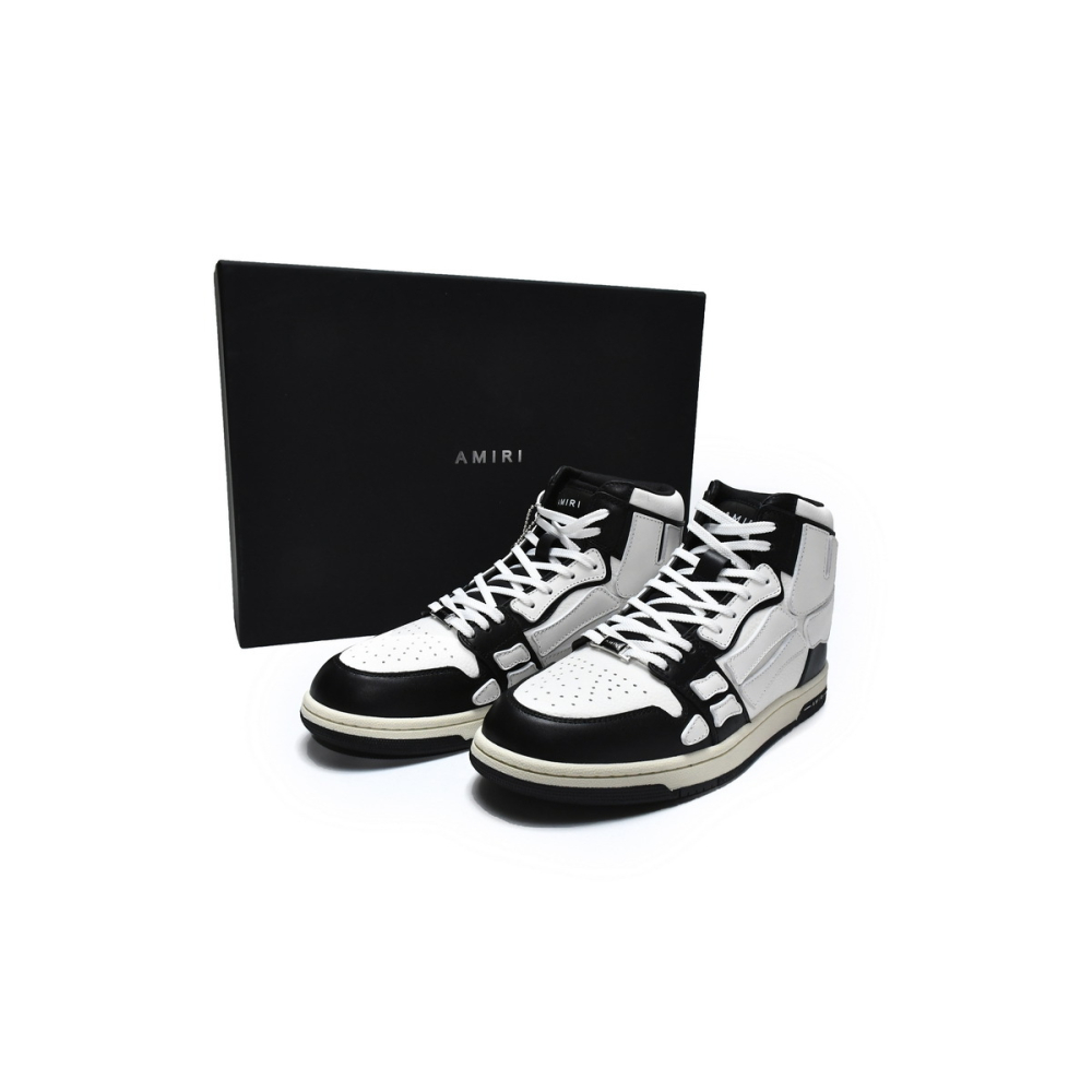 Amiri Skel Top Hi White Black W0F22499NL