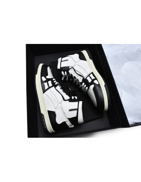 Amiri Skel Top Hi White Black W0F22499NL