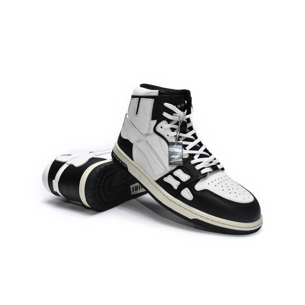 Amiri Skel Top Hi White Black W0F22499NL