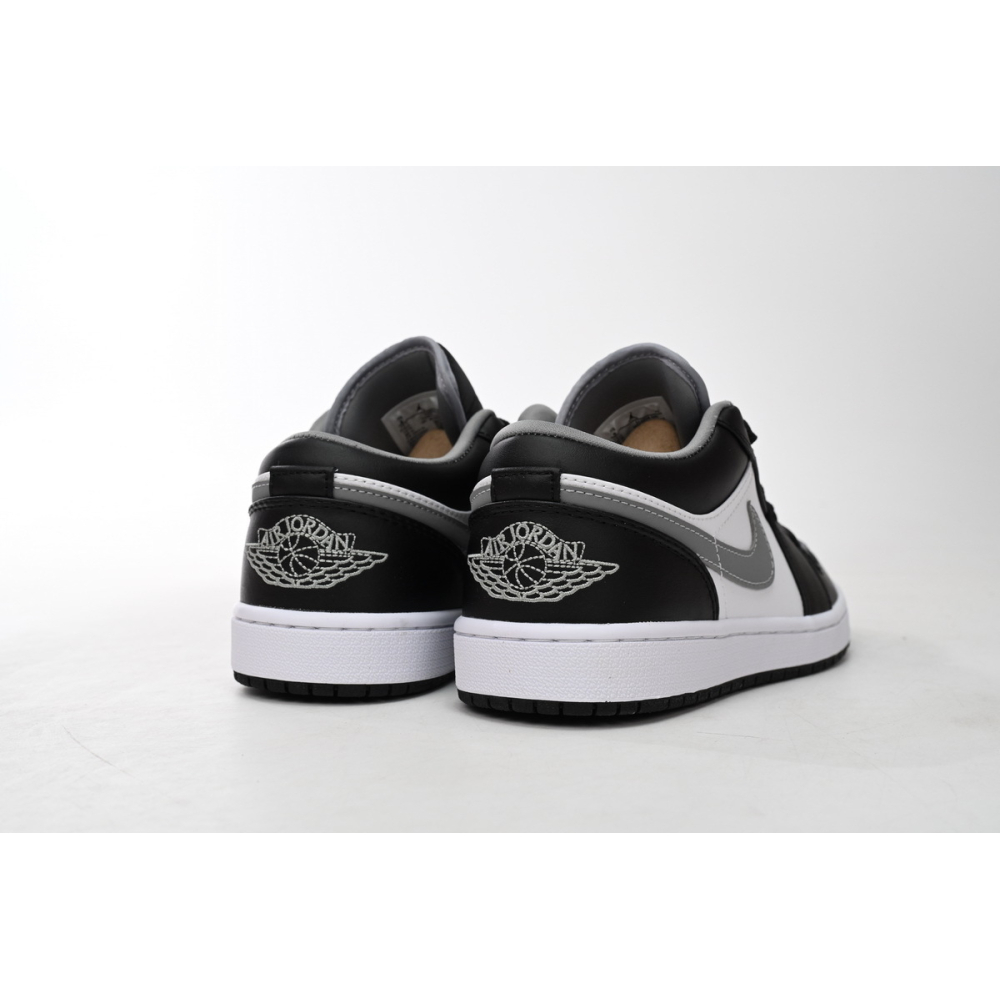 Air Jordan 1 Low Black White Grey 553558-040
