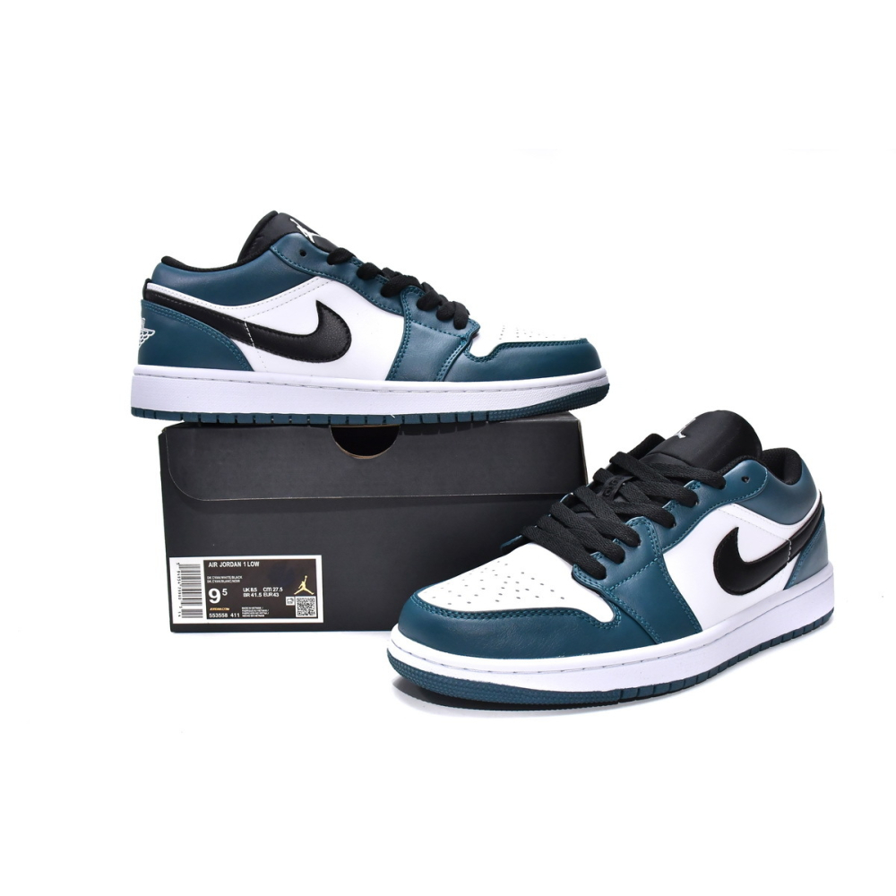 Air Jordan 1 Low Dark Teal 553558-411