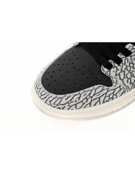 Air Jordan 1 Low Black Gray Burst CZ0858-001