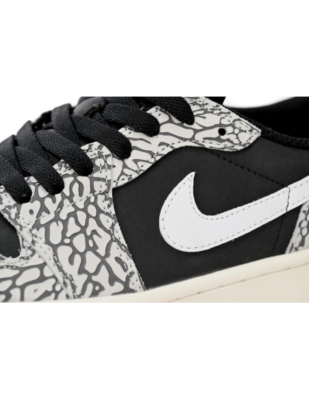 Air Jordan 1 Low Black Gray Burst CZ0858-001