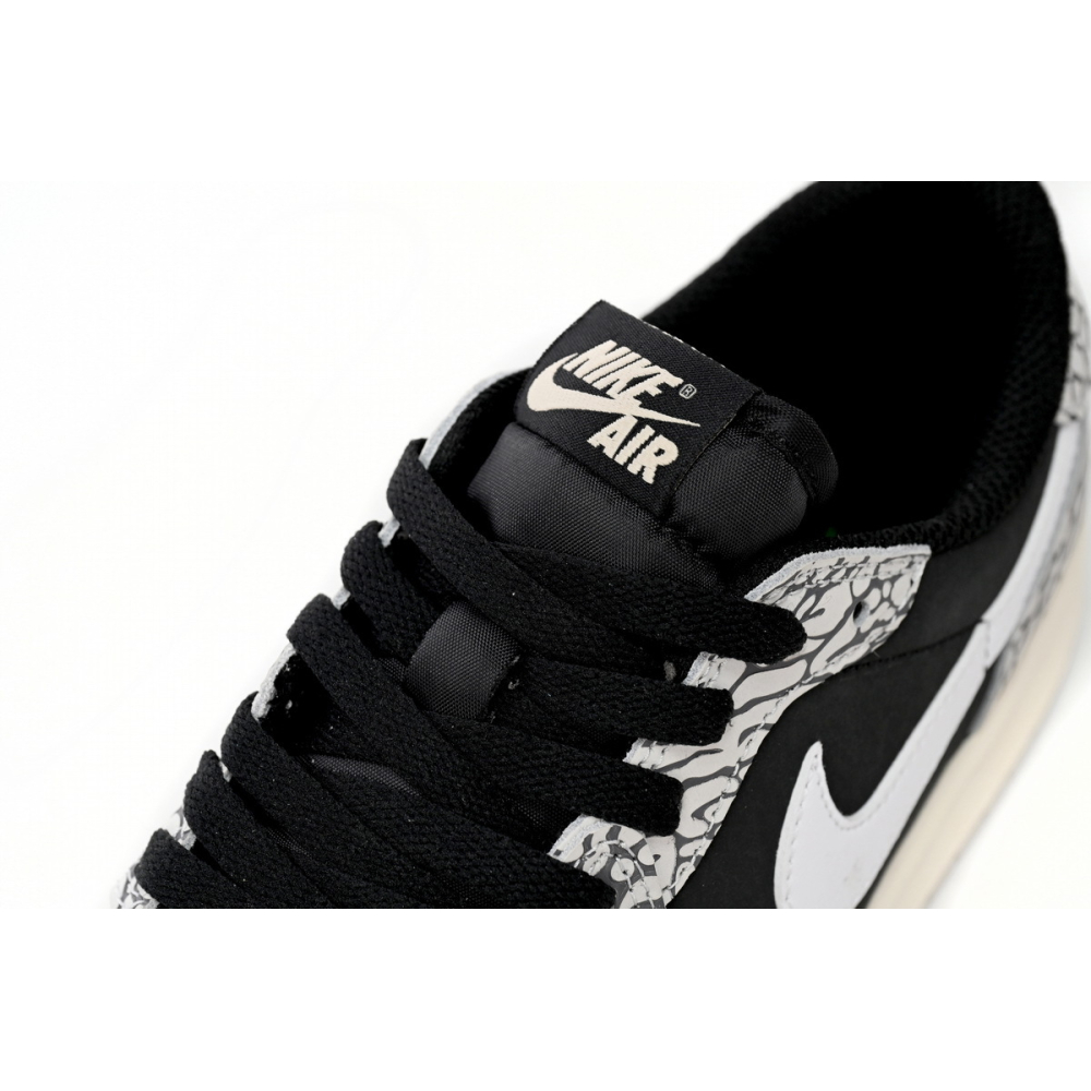 Air Jordan 1 Low Black Gray Burst CZ0858-001