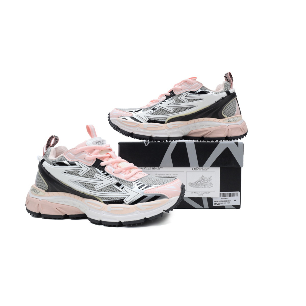 Off-White Be Right BacK Out Of Pink White OWIA289F24FAB0010931