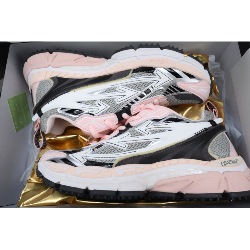 Off-White Be Right BacK Out Of Pink White OWIA289F24FAB0010931