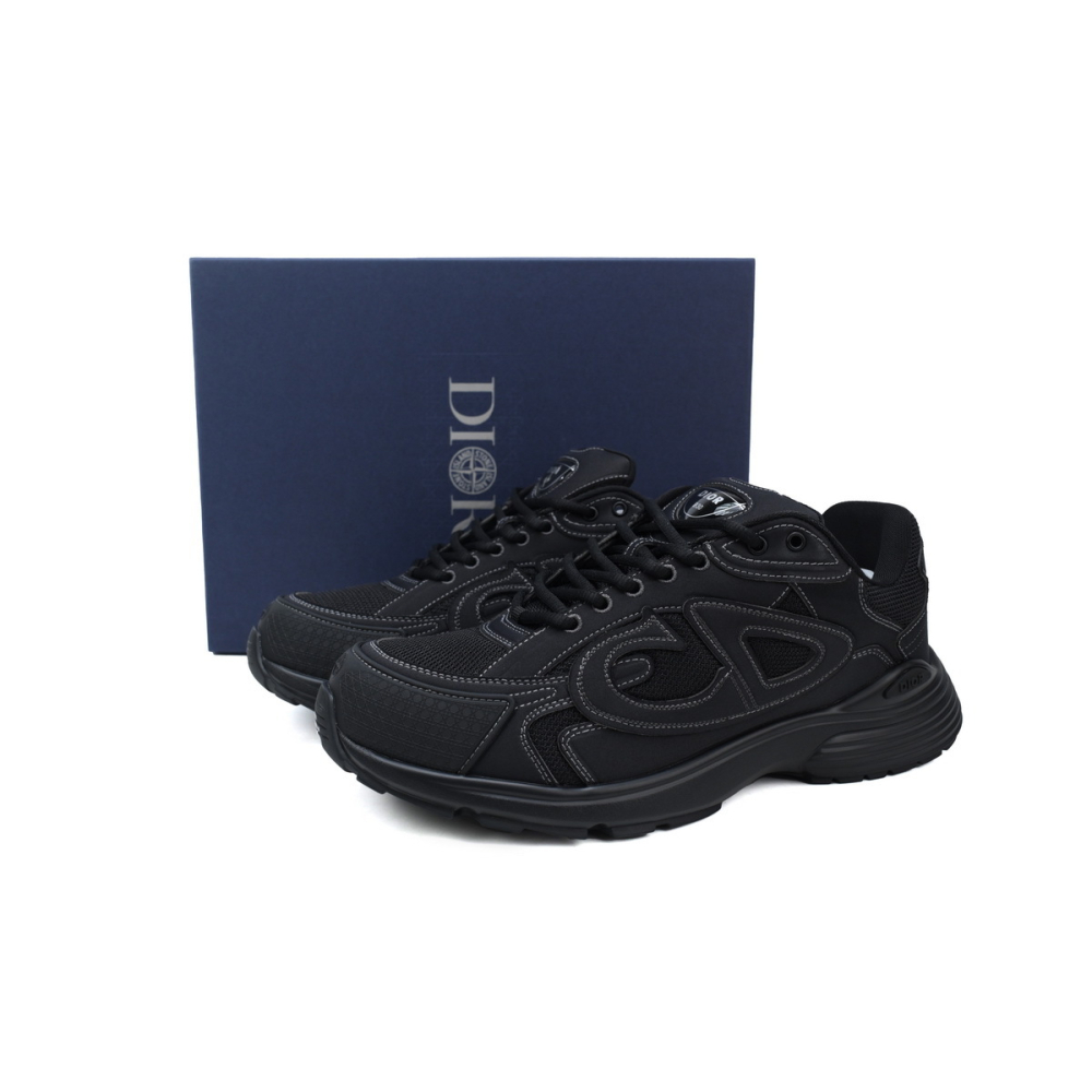Dior B30 x Stone Island Sneaker Black 3SN279ZAN_H900