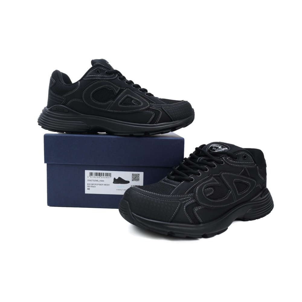 Dior B30 x Stone Island Sneaker Black 3SN279ZAN_H900
