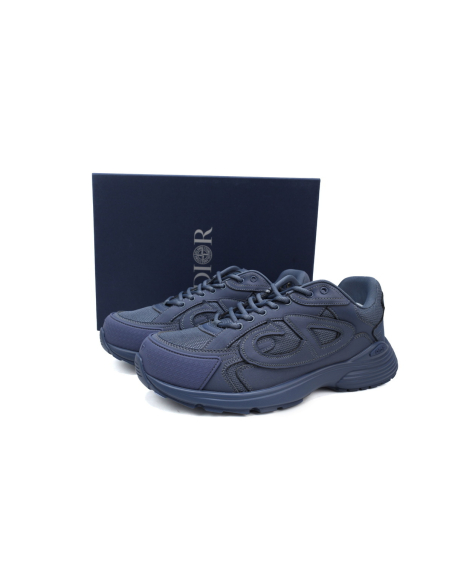 Dior B30 x Stone Island Sneaker Dark Blue 3SN279ZAN_H557