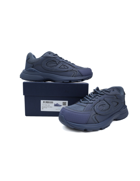 Dior B30 x Stone Island Sneaker Dark Blue 3SN279ZAN_H557